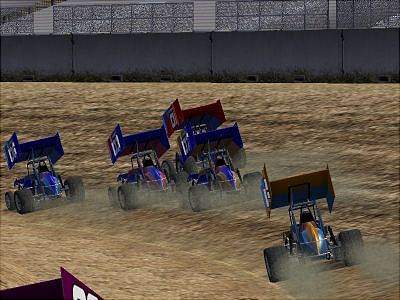 Sprint Car Challenge - PS2 Screen