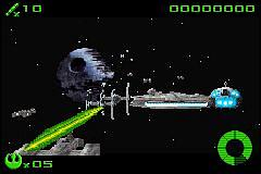 Star Wars: Flight of the Falcon - GBA Screen