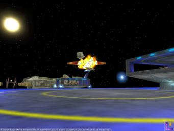 Star Wars Jedi Starfighter - PS2 Screen