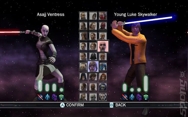 Star Wars: The Force Unleashed - Wii Screen