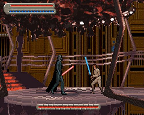 Star Wars Trilogy: Apprentice of the Force - GBA Screen