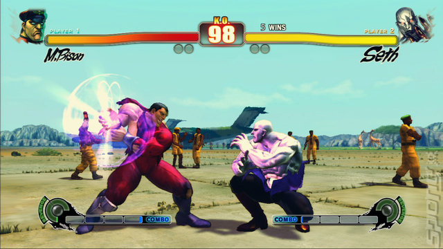Street Fighter IV - PS3 Screen