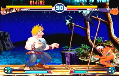 Street Fighter 3: Double Impact - Dreamcast Screen