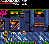 Streets of Rage - Game Gear Screen