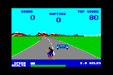 Street Surfer - C64 Screen