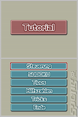 Sudoku Master - DS/DSi Screen