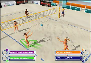 Summer Heat Beach Volleyball - PS2 Screen