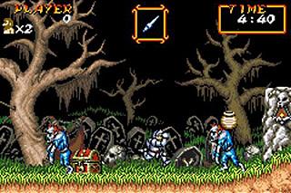 Super Ghouls 'N Ghosts - GBA Screen