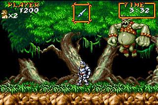 Super Ghouls 'N Ghosts - GBA Screen