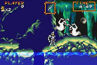 Super Ghouls 'N Ghosts - GBA Screen