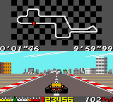 Super Monaco GP II - Game Gear Screen