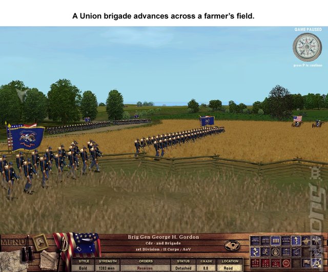 Take Command: 2nd Manassas - PC Screen