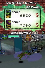 Teenage Mutant Ninja Turtles: Arcade Attack - DS/DSi Screen