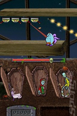 Teenage Zombies: Invasion of the Alien Brain Thingys! - DS/DSi Screen