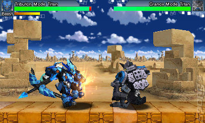 Tenkai Knights: Brave Battle - 3DS/2DS Screen