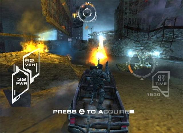 Terminator 3: The Redemption - PS2 Screen