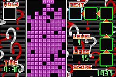 Tetris Advance - GBA Screen