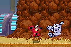 The Incredibles: Rise of the Underminer - GBA Screen