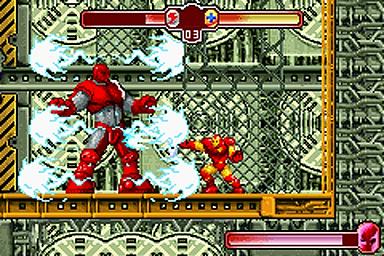 The Invincible Iron Man - GBA Screen