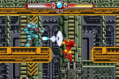 The Invincible Iron Man - GBA Screen