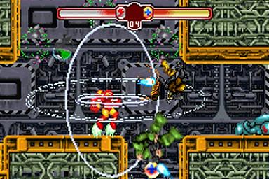 The Invincible Iron Man - GBA Screen