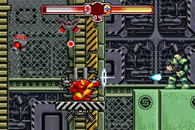 The Invincible Iron Man - GBA Screen