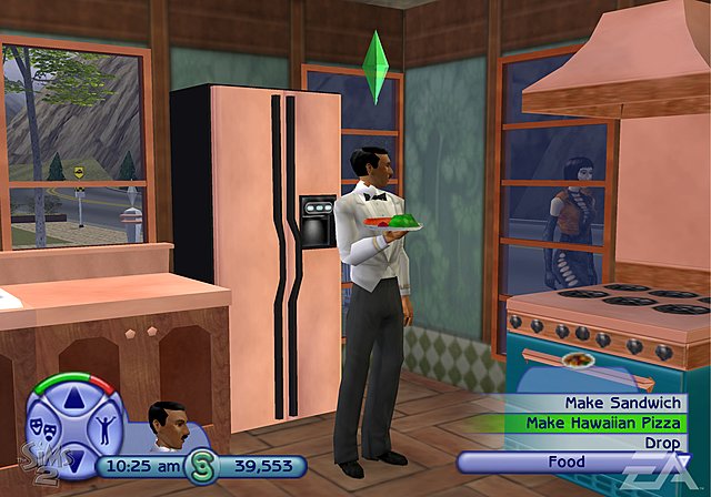 The Sims 2 - GBA Screen