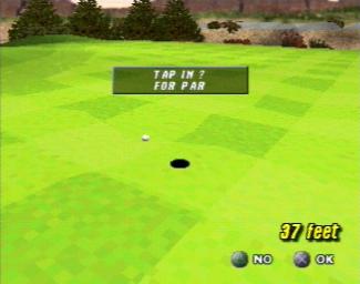 Tiger Woods PGA Tour 2001 - PlayStation Screen