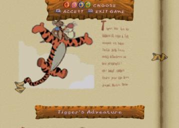 Tigger's Honey Hunt - PC Screen