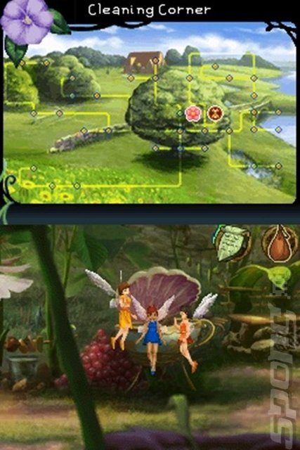 Tinkerbell and the Great Fairy Rescue - DS/DSi Screen