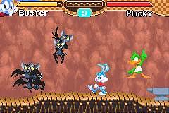 Tiny Toons - Buster's Bad Dream - GBA Screen