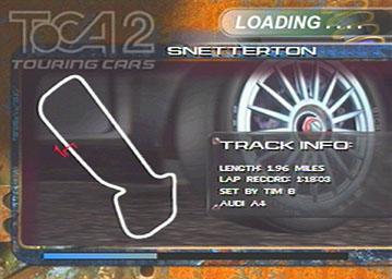 ToCA 2 Touring Cars - PlayStation Screen