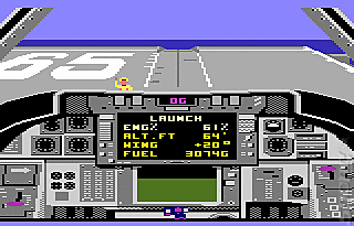 Tomcat: The F-14 Fighter Simulator - Atari 7800 Screen