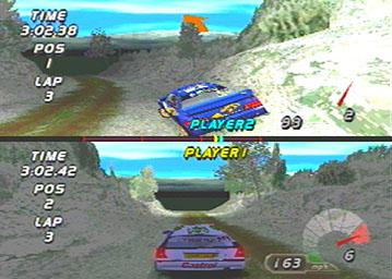 Tommi M�kinen Rally - PlayStation Screen