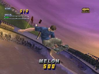 Tony Hawk's Pro Skater 2 - PlayStation Screen