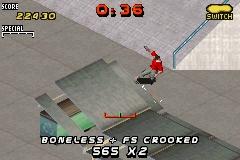 Tony Hawk's Pro Skater 2 - GBA Screen
