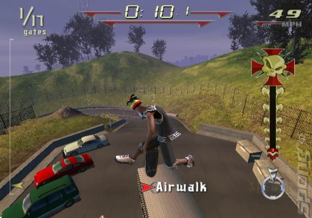 Tony Hawk's Downhill Jam - Wii Screen