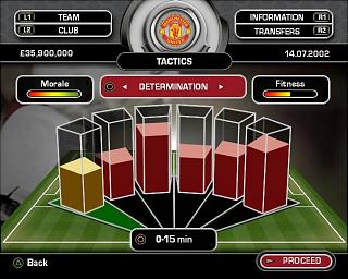 Total Club Manager 2004 - PS2 Screen