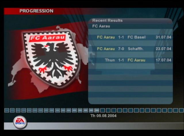 Total Club Manager 2005 - Xbox Screen