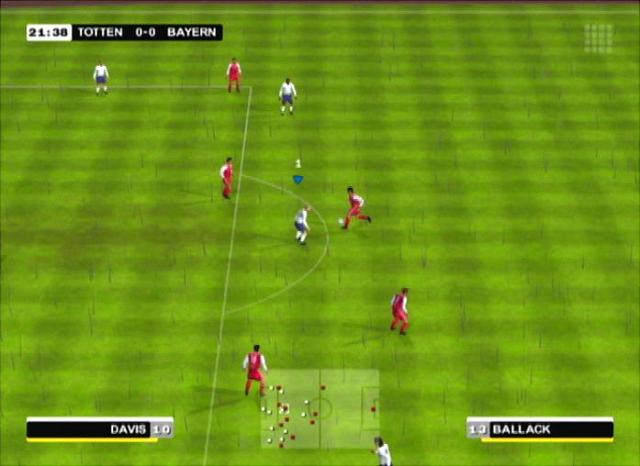 Tottenham Hotspur Club Football 2005 - Xbox Screen