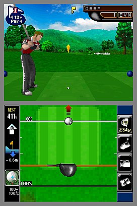 Nintendo Touch Golf Birdie Challenge - DS/DSi Screen