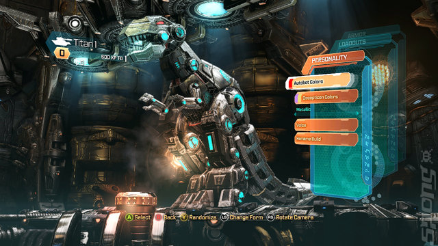 Transformers: Fall of Cybertron - Xbox 360 Screen