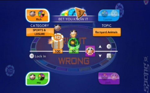 Trivial Pursuit: Bet You Know It - Wii Screen