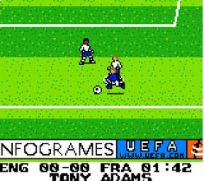 UEFA 2000 - Game Boy Color Screen