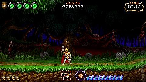 Ultimate Ghosts 'n' Goblins - PSP Screen