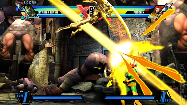 Ultimate Marvel vs. Capcom 3 - PSVita Screen
