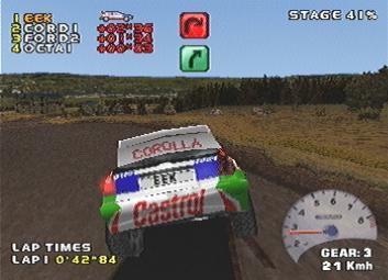 V-Rally 2 - PlayStation Screen