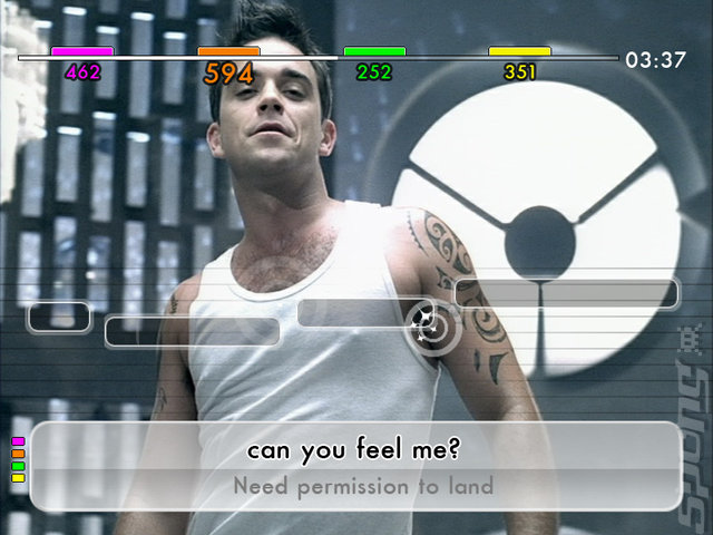 We Sing: Robbie Williams - Wii Screen
