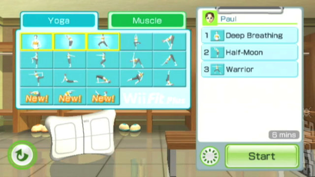 Wii Fit Plus - Wii Screen
