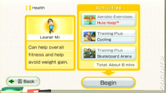 Wii Fit Plus - Wii Screen